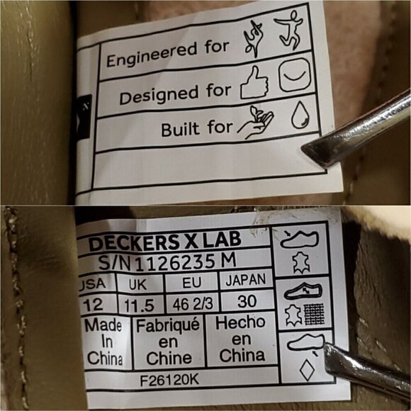 Rare Deckers X Lab Mens Size 12 Ko-Z Ventura Sport Sandals Hook & Loop Comfort - Picture 15 of 15